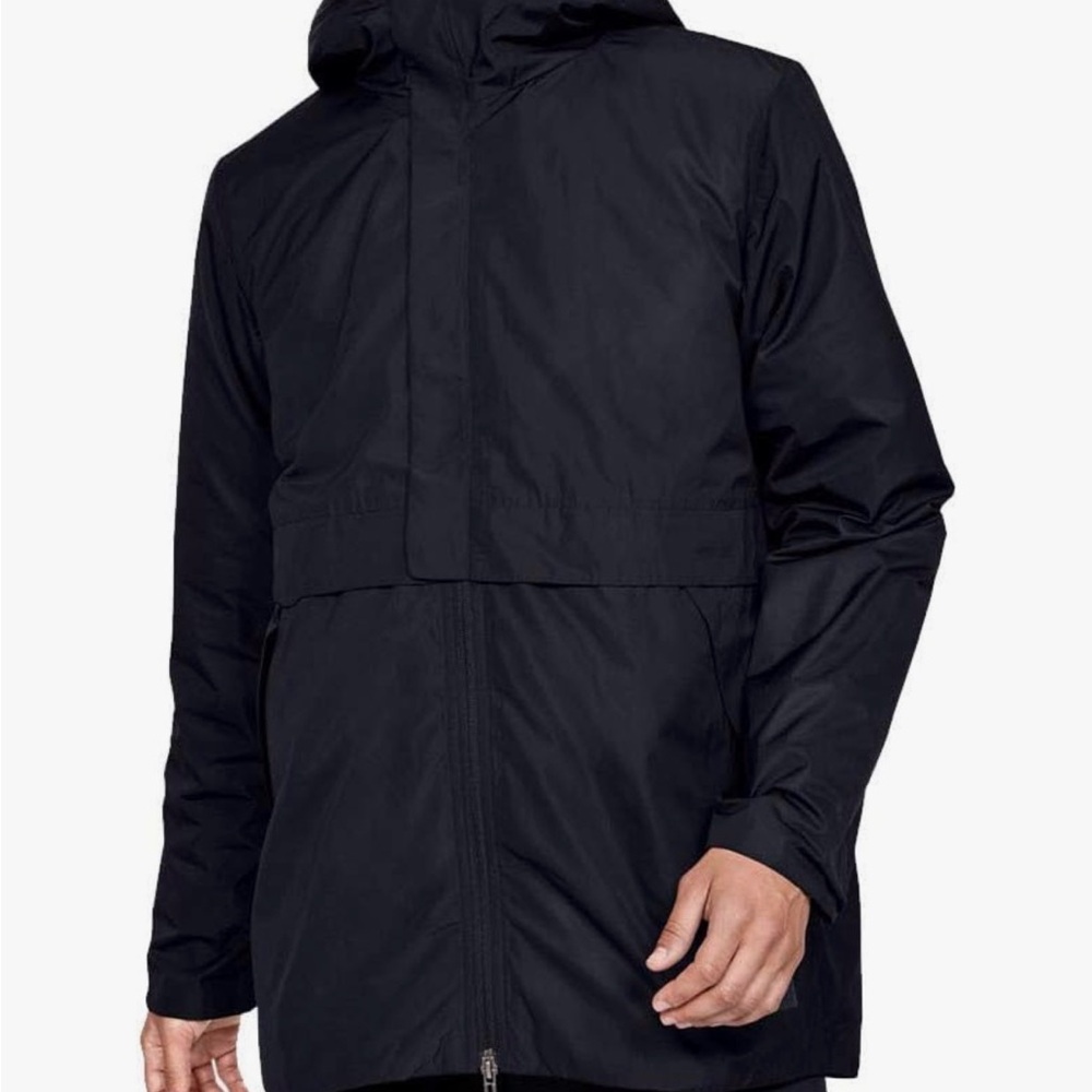 Under Armour Black Hooded Cold Gear 3 in 1 Jacket
